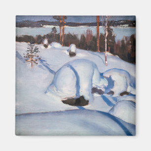 Aimant Akseli Gallen-Kallela - Paysage hivernal #1