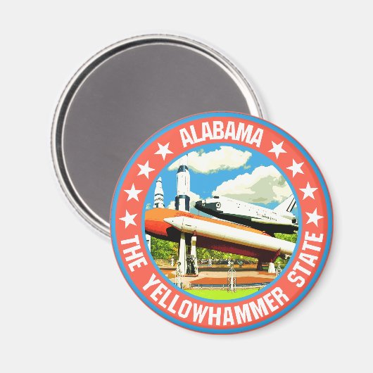 Aimant Alabama (Recto/Verso)