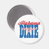 Aimant Alabama Heart of Dixie (Recto/Verso)