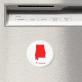 Aimant Alabama minimal États-Unis (In Situ (Lave-vaisselle))