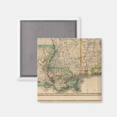 Aimant Alabama, Mississippi, Louisiane (Recto/Verso)
