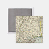 Aimant Alabama, Mississippi, Louisiane, Arkansas (Recto/Verso)