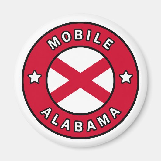 Aimant Alabama mobile (Devant)