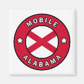 Aimant Alabama mobile (Devant)