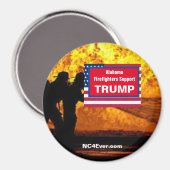 Aimant Alabama Pompiers soutien TRUMP Fridge (Recto/Verso)