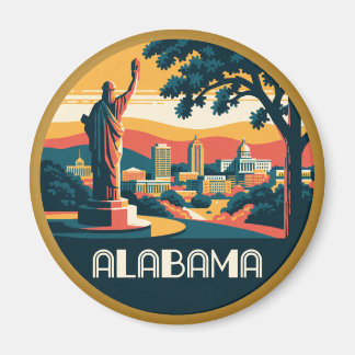 Aimant Alabama USA Birmingham Deep South History 🏛️