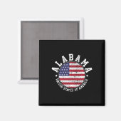 Aimant Alabama Vintage (Recto/Verso)