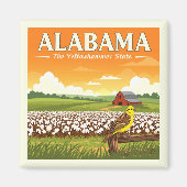 Aimant Alabama vintage (Devant)