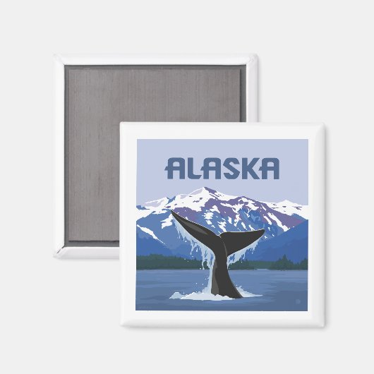 Aimant Alaska | Baleine (Recto/Verso)