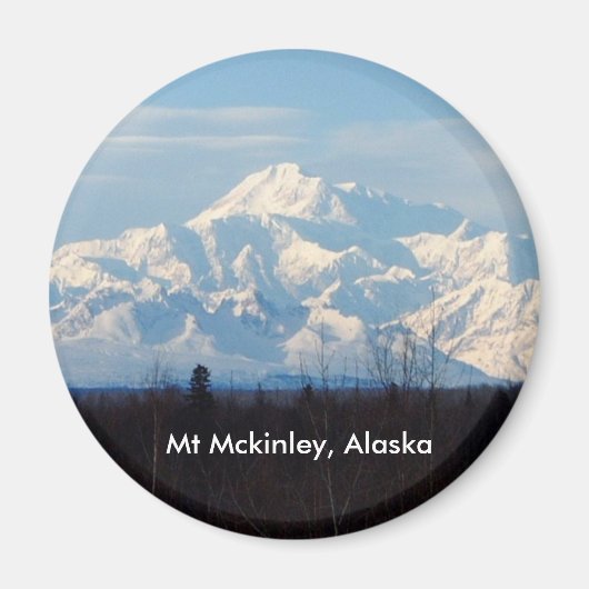 Aimant Alaska, Mt Mckinley, Denali, (Devant)