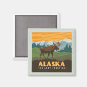 Aimant Alaska | Oie frontière (Recto/Verso)