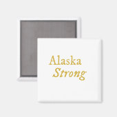 Aimant Alaska Strong (Recto/Verso)