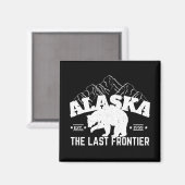 Aimant Alaska The Last Frontier Ours Polaire (Recto/Verso)
