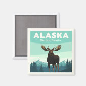 Aimant Alaska vintage (Recto/Verso)