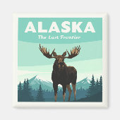 Aimant Alaska vintage (Devant)
