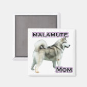 Aimant Alaskan Malamute Maman 4 (Recto/Verso)