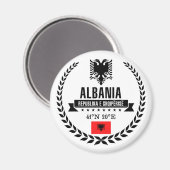 Aimant Albanie (Recto/Verso)