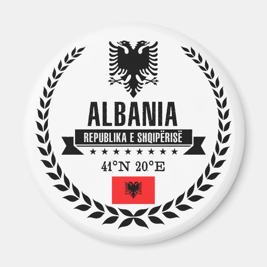 Aimant Albanie (Devant)