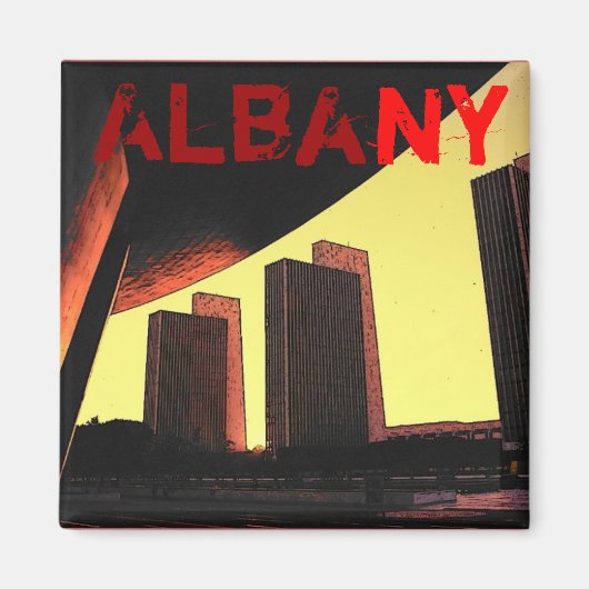Aimant Albany - Customisé (Devant)
