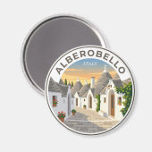 Aimant Alberobello Italie (Recto/Verso)