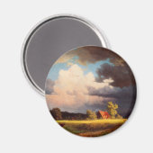 Aimant Albert Bierstadt peinture, Paysage Bavarois Thro (Recto/Verso)