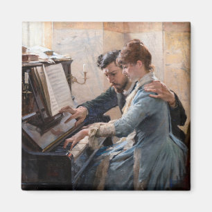 Aimant Albert Edelfeel - Jouer au piano