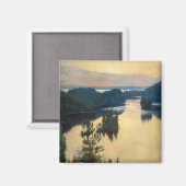 Aimant Albert Edelfeel - Kaukola Ridge au coucher du sole (Recto/Verso)