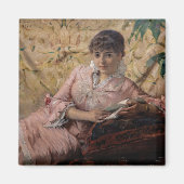Aimant Albert Edelfeel - La Parisienne de lecture (Devant)