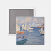 Aimant Albert Edelfeel - Port d'Helsinki (Recto/Verso)