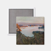 Aimant Albert Edelfeel - Vue sur Haikko (Recto/Verso)