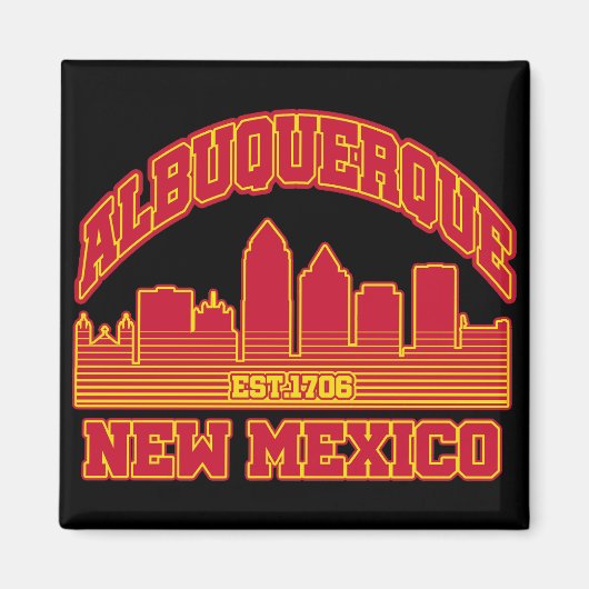 Aimant Albuquerque, Nouveau-Mexique (Devant)