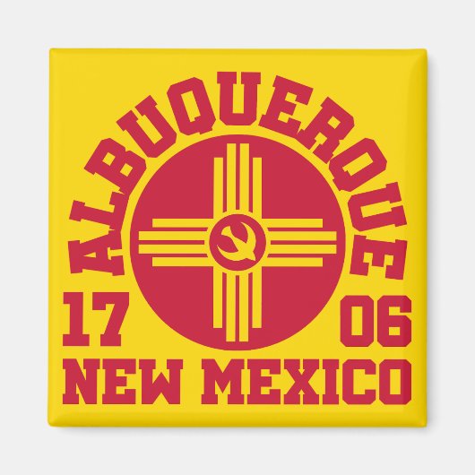 Aimant Albuquerque, Nouveau-Mexique (Devant)