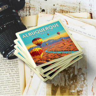 Aimant Albuquerque Nouveau-Mexique vintage