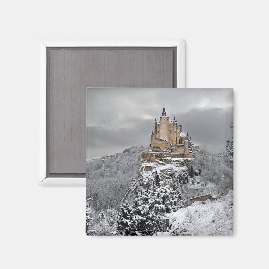 Aimant Alcazar de Segovia, Espagne (Recto/Verso)