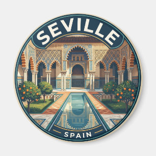 Aimant Alcázar royal de Séville Espagne