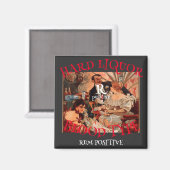 Aimant Alcool fort Groupe sanguin R positif RUM (Recto/Verso)