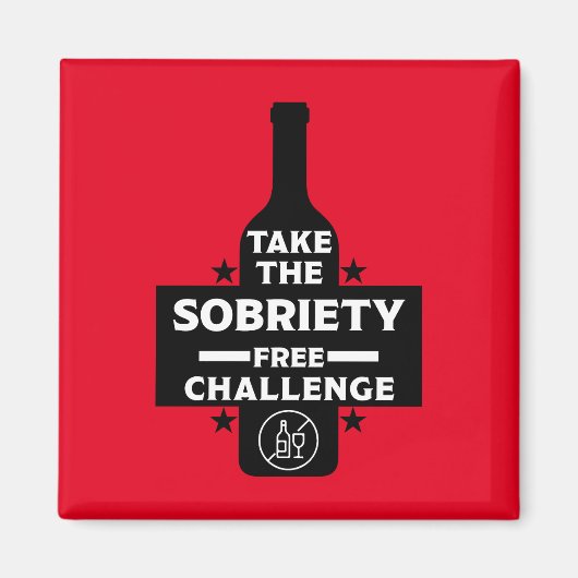 Aimant Alcool Gratuit Et Sobre (Devant)