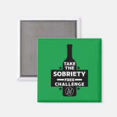 Aimant Alcool Gratuit Et Sobre (Recto/Verso)