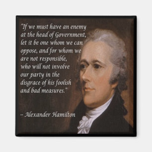 Aimant Alexander Hamilton "Chef Ennemi" Cadeau