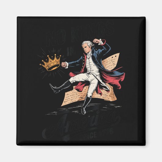 Aimant Alexander Hamilton les rois d'Amérique Funny 4 jui (Devant)