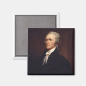 Aimant Alexander Hamilton : père fondateur des États-Unis (Recto/Verso)