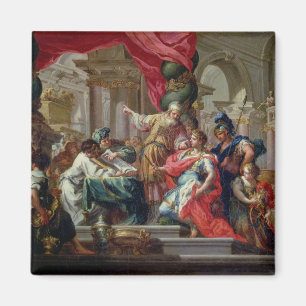 Aimant Alexandre le grand dans le temple de Jérusalem