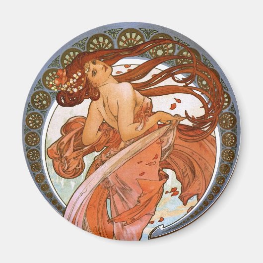 Aimant Alfons Mucha : Danse (Devant)