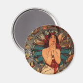 Aimant Alfons Mucha Monaco Monte Carlo (Recto/Verso)