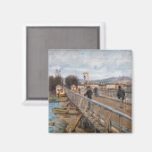 Aimant Alfred Sisley - Footbridge à Argenteuil (Recto/Verso)
