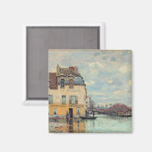 Aimant Alfred Sisley - Inondation à Port-Marly 1872 (Recto/Verso)
