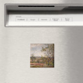 Aimant Alfred Sisley - Journée venteuse à Veneux (In Situ (Lave-vaisselle))