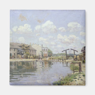 Aimant Alfred Sisley   Le Canal Saint-Martin, Paris