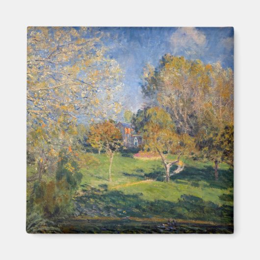 Aimant Alfred Sisley - Le Jardin de Hoschede, Montgeron (Devant)