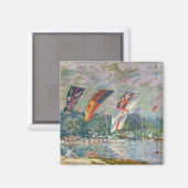Aimant Alfred Sisley | Regatta à Molesey (Recto/Verso)